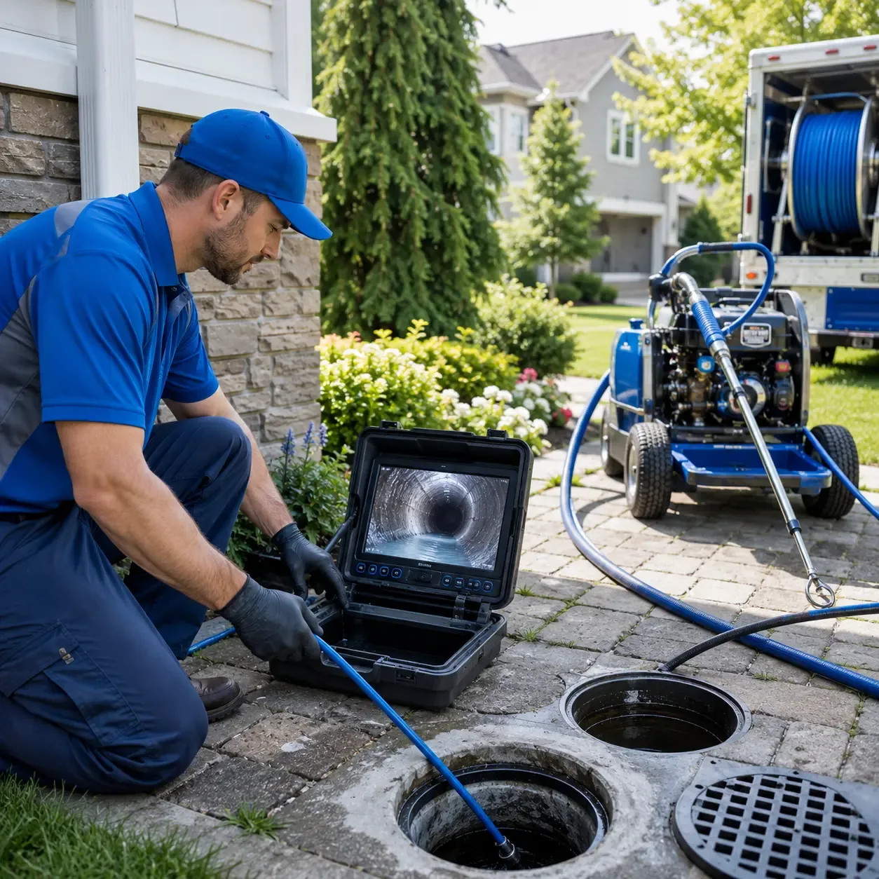 Outdoor drain cleaning professionals serving Nashville, IN